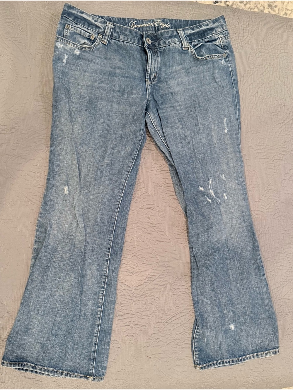 American Eagle Outfitters Light Blue Flare Jeans